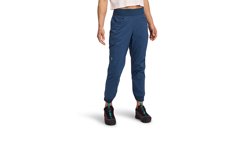 Black Diamond Technician Jogger Pants - Womens, Indigo, Large, AP7501654013LRG1