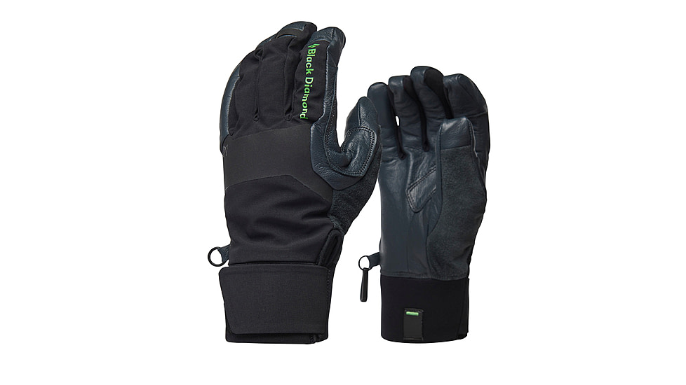Black Diamond Terminator Gloves, Black, Small, BD8011470002SML1