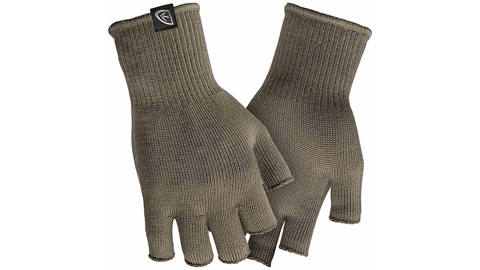 Blocker Outdoors Finisher Merino Fingerless Gloves - Men's, Grey, Medium, 2305930-3031400