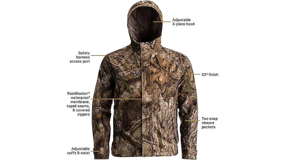 Blocker Outdoors Drencher Jacket - Mens, Real Tree APX, Medium, 1408977