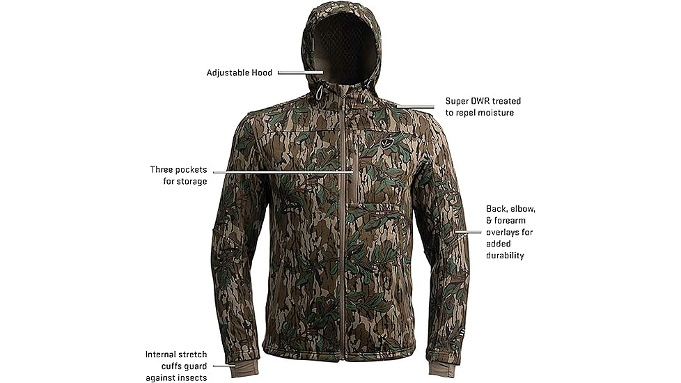 Blocker Outdoors Finisher Turkey Jacket - Mens, MO Greenleaf, Medium, 1409017