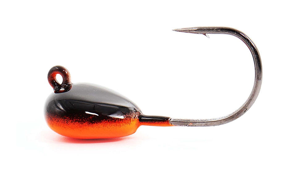Blue Water Candy Bottom Bumper Jig Head, 3/4oz, 3 Pack, Orange/Black, 27023