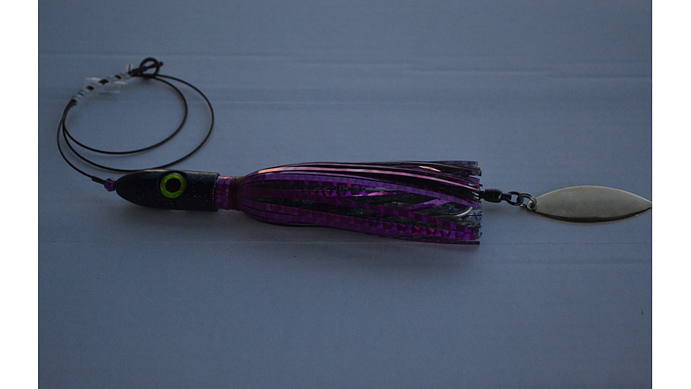 Blue Water Candy Jag-A-Hoo Fishing Rig, Cable, 8oz, Purple/Black, 51002