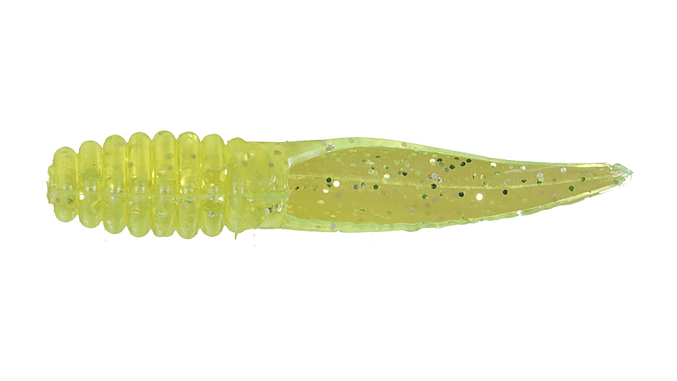 Bobby Garland Slab Slay'R Soft Bait, 12, 2in, Chartreuse Silver/Chartreuse, BG2SS3305-12