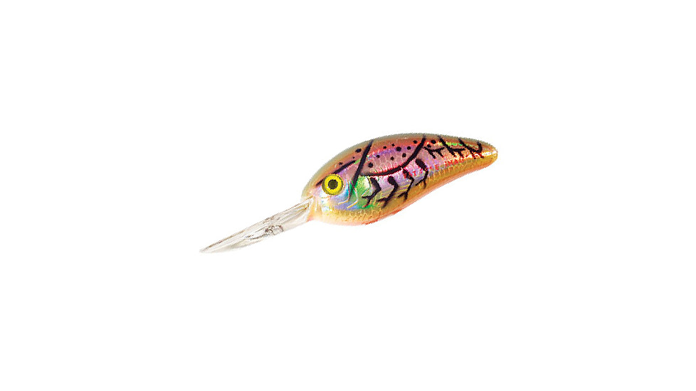 Bomber Fat Free Shad Jr. Crankbait, 2-1/2in, 5/8oz, Dances Crawfish, BD6FDCF