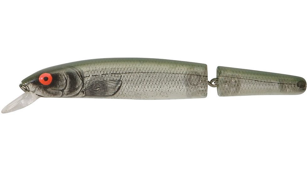 Bomber Saltwater SW Jointed Heavy Duty Long A Crankbait, 8in, Silver Flash/Green Black, BSW16JXSIG