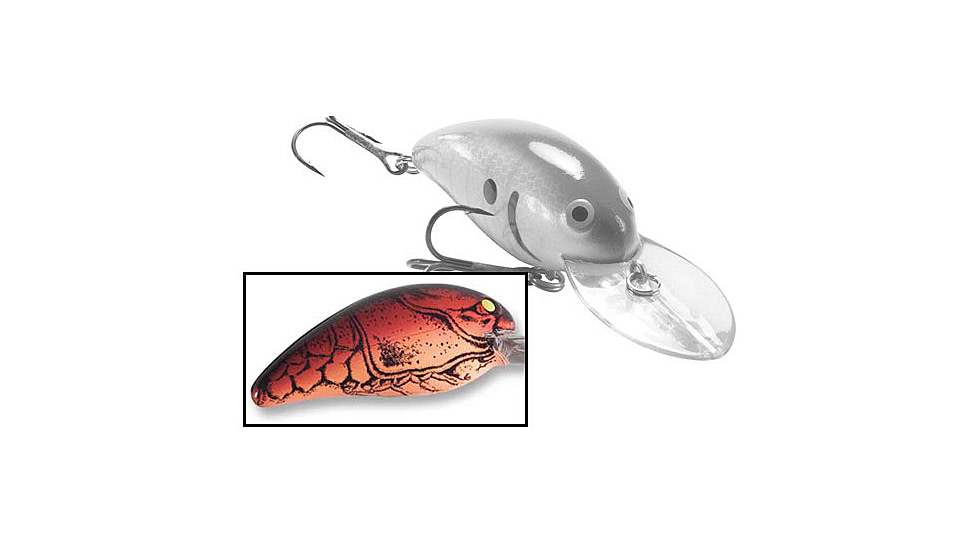 Bomber Model 7A Crankbait, 2 5/8in, 1/2oz, Apple Red Crawdad, B07AXC5