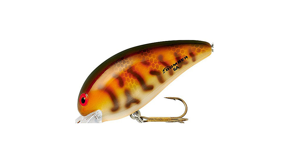 Bomber Model 7A Crankbait, 2 5/8in, 1/2oz, Tiger Perch, B07ATGP