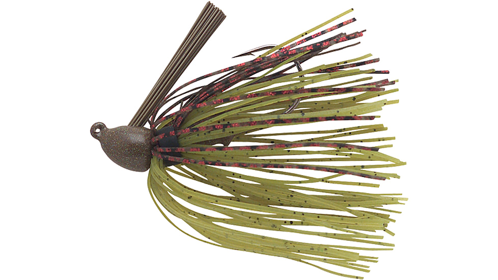 Booyah Baby Boo Jig, 5/16 oz, Sinking, 3D Watermelon Red, BYBBJ5608