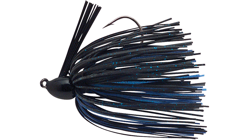 Booyah Baby Boo Jig, 5/16 oz, Sinking, Black/Black Blue, BYBBJ5604