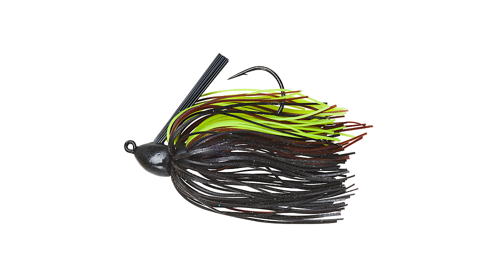 Booyah Baby Boo Jig, 5/16 oz, Sinking, Black/Brown/Chart, BYBBJ5607
