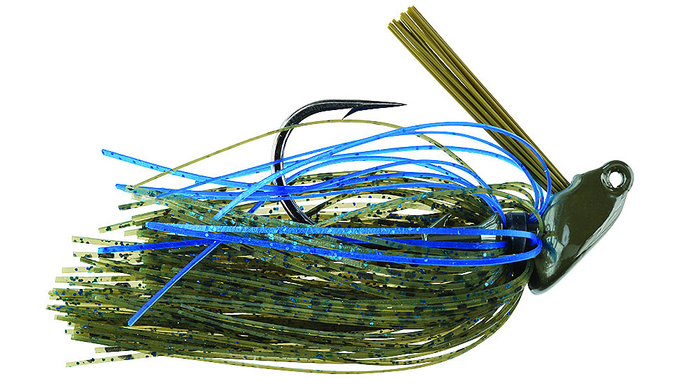 Booyah Bankroll Jig, 1/2 oz, Lights Out, BYBRJ1261