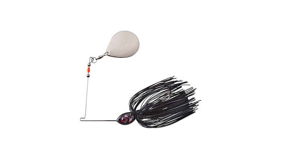 Booyah Blade Single Colorado Spinnerbait, 1/2oz, Black, BYBC12608