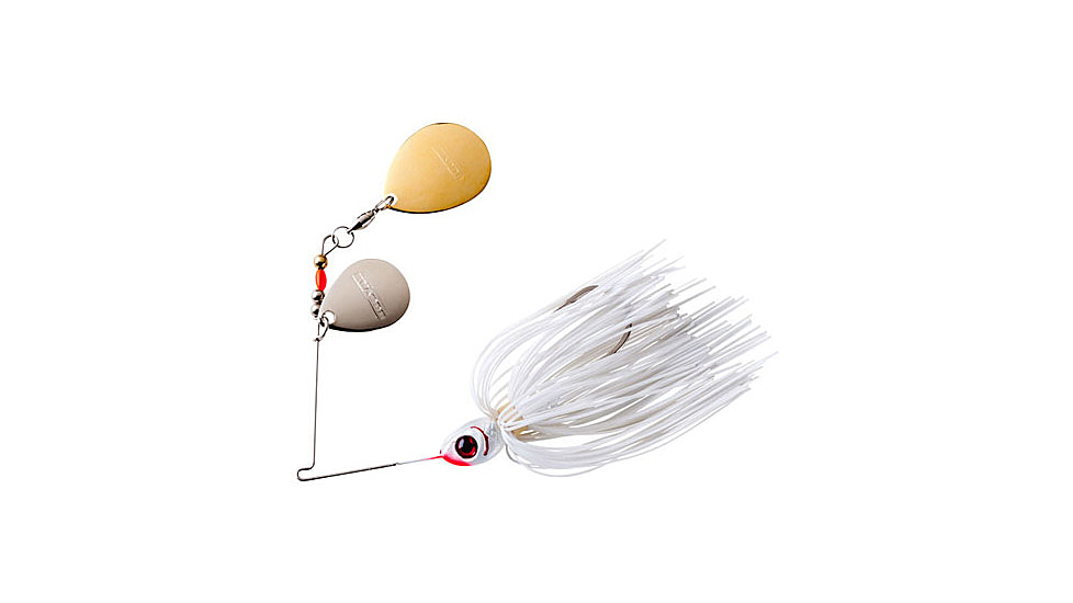 Booyah Blade Single Colorado Spinnerbait, 1/2oz, Snow White, BYBC12615