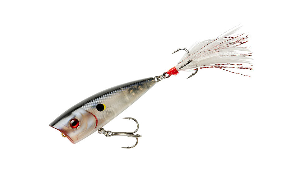 Booyah Boss Pop Topwater Popper, 3in, 3/8 oz, Moonphase Shad, BYBP322