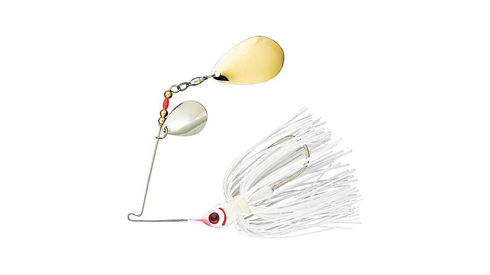 Booyah Colorado Indiana Spinnerbait, 3/8oz, Snow White, BYBCI38615