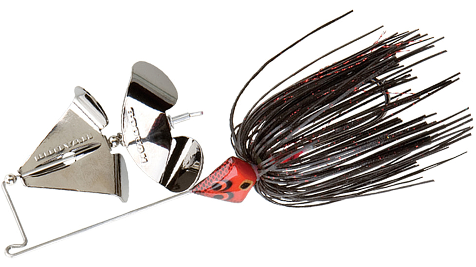 Booyah Counter Strike Buzz Bait, 1/2oz, Luna, BYCSB12684