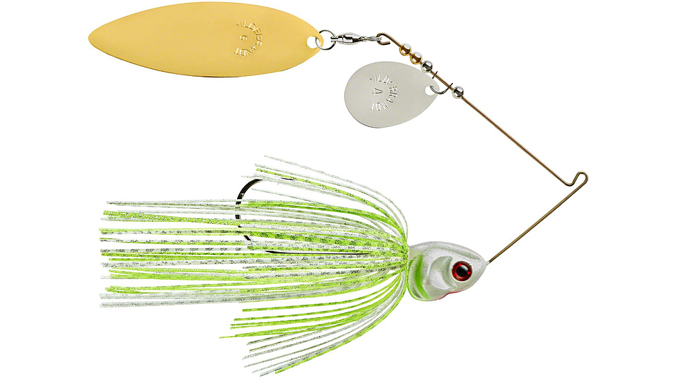 Booyah J.C. Covert Spinnerbait, 3/4oz, N/G Tand Wt Cht Slvsc/PrCht, BYCVS34NGT729