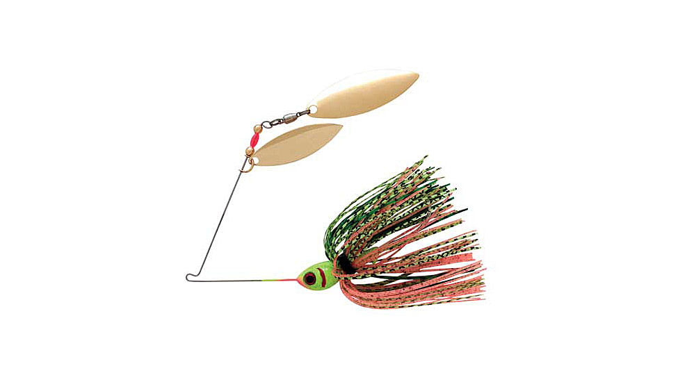 Booyah Double Willow Spinnerbait, 1/2oz, Perch, BYBW12645