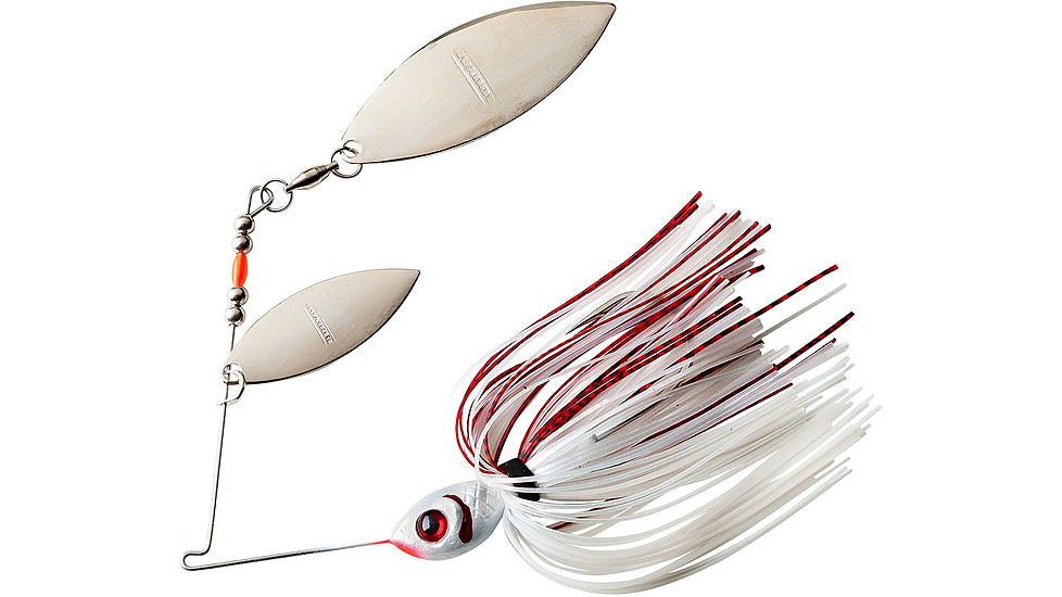 Booyah Double Willow Spinnerbait 3/8oz, Wounded Shad, BYBW38643