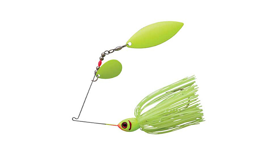 Booyah Glow Blade Spinnerbait, 1/2oz, Chartreuse, BYGBT12617