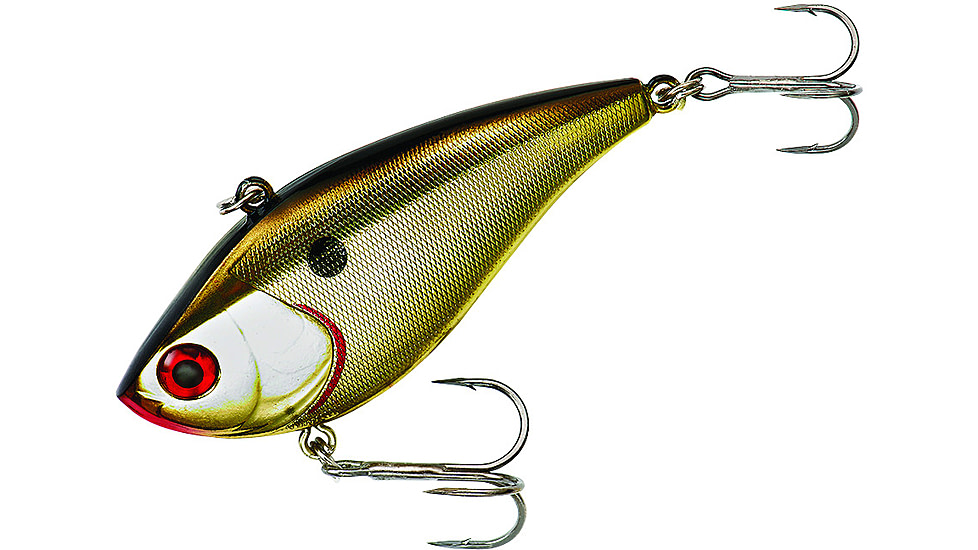 Booyah Hard Knocker Lipless Crankbait, 2 1/2in, 1/2oz, Gold Shiner, BYHKR1208