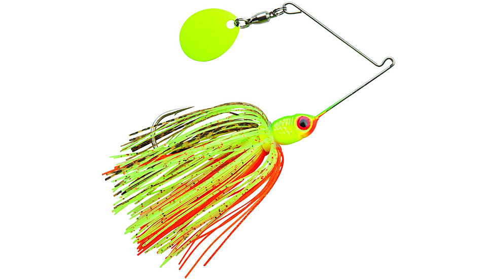 Booyah Micro Pond Magic Spinnerbait, 1/8oz, Pumpkinseed, BYMPM18693