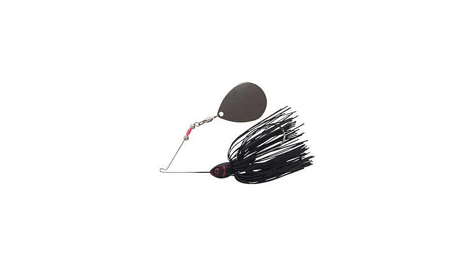 Booyah Moon Talker Spinnerbait, 1/2oz, Black/Silver Flake, BYMT12601