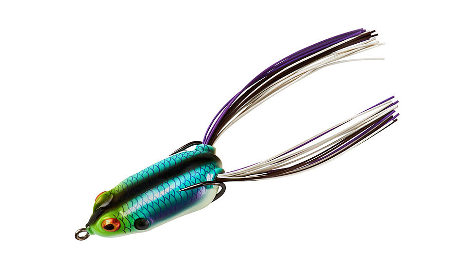 Booyah Pad Crasher Jr Soft Bait, 1/4 oz, 2in, Aqua Frog, BYPC2908
