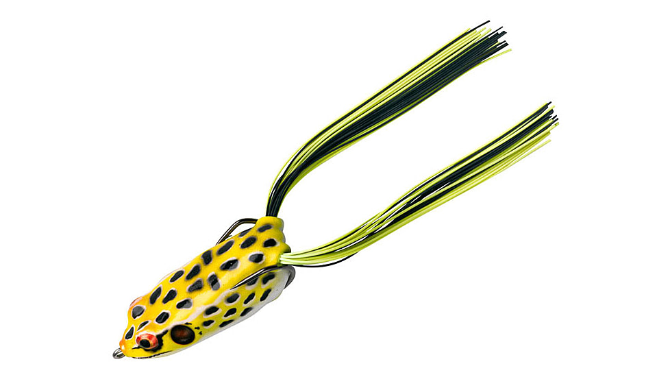 Booyah Pad Crasher Jr Soft Bait, 1/4 oz, 2in, Swamp Frog, BYPC2900