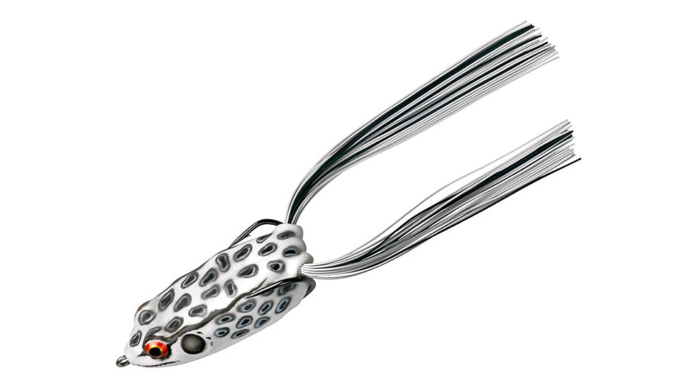 Booyah Pad Crasher Soft Bait, 1/2oz, 2 1/2in, Albino Frog, BYPC3904