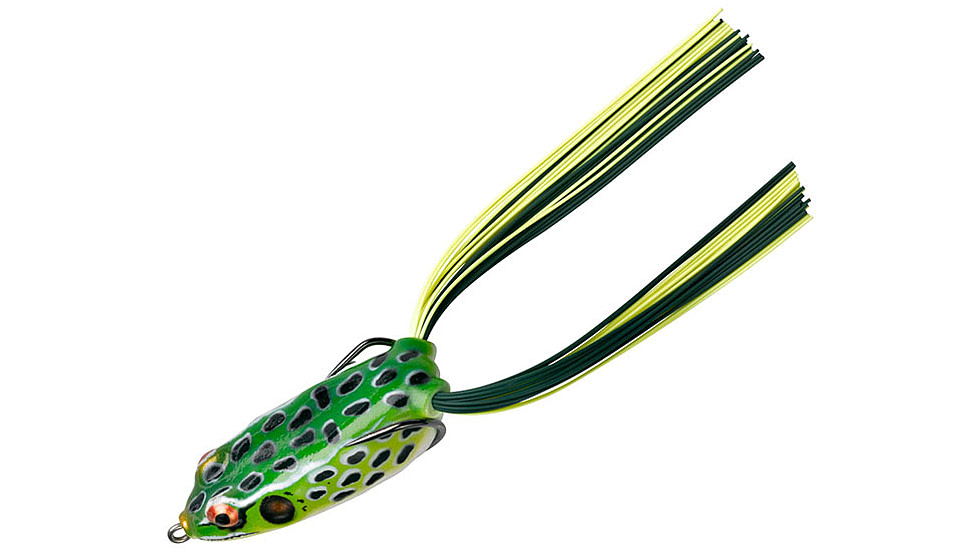 Booyah Pad Crasher Soft Bait, 1/2oz, 2 1/2in, Leopard Frog, BYPC3901