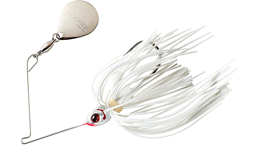 Booyah Blade Single Colorado Spinnerbait, 3/8oz, Snow White, BYBC38615