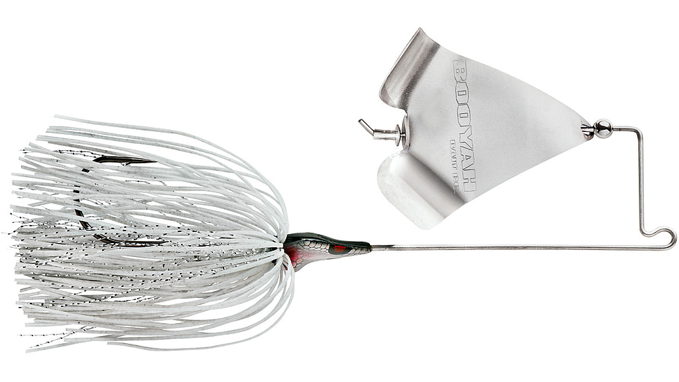 Booyah Squelcher Spinnerbait, 5.6 in, 3/8oz, Silver White, BYSQ38734