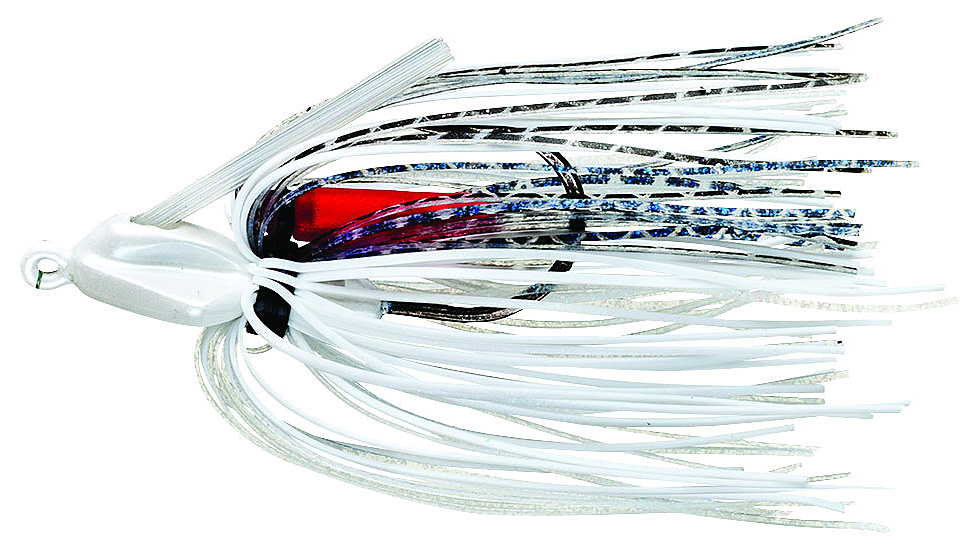Booyah Swim'n Jig, 1/2 oz, White/White Shad, BYSJ1201