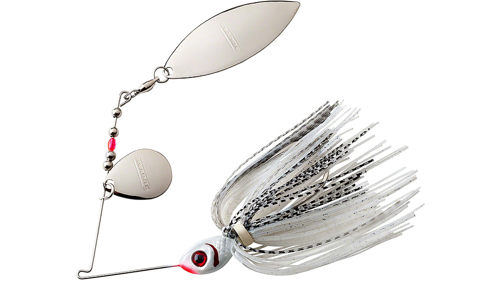 Booyah Tandem Blade Spinnerbait, 1/2oz, Silver Shad, BYBT12635