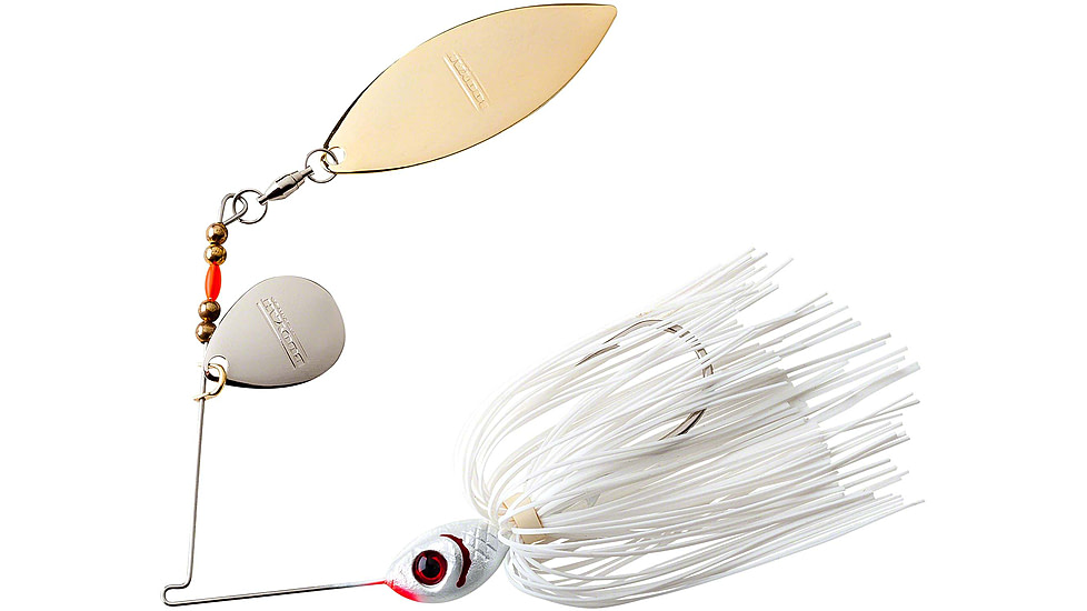 Booyah Tandem Blade Spinnerbait, 1/2oz, Snow White, BYBT12615