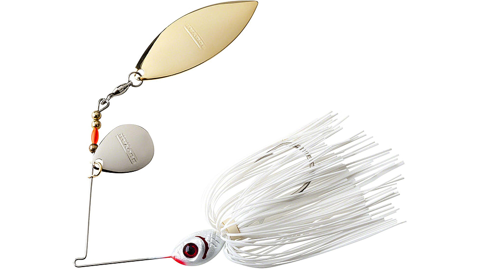 Booyah Tandem Blade Spinnerbait, 3/8oz, Snow White, BYBT38615
