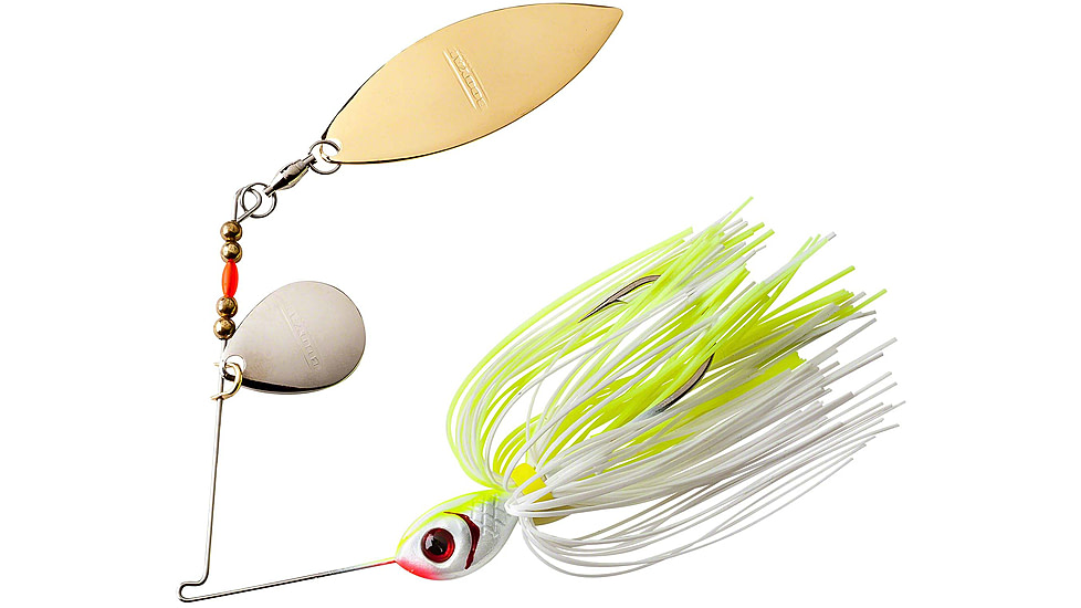 Booyah Tandem Blade Spinnerbait, 1/2oz, White Chartreuse, BYBT12616