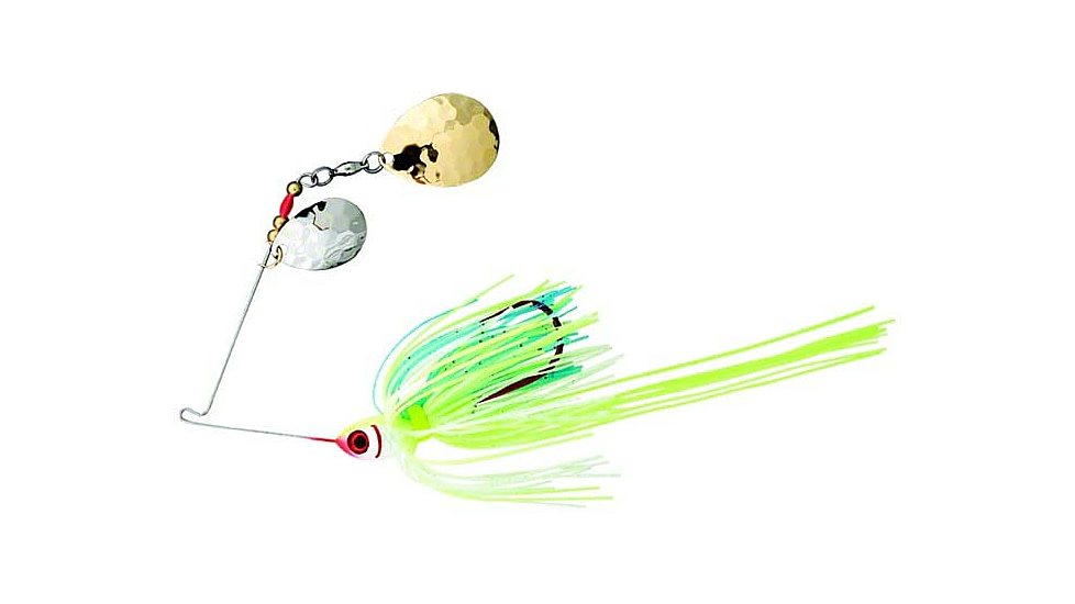 Booyah Tux &amp; Tails Spinnerbait, 3/8oz, Citrus Shad, BYTCC38644