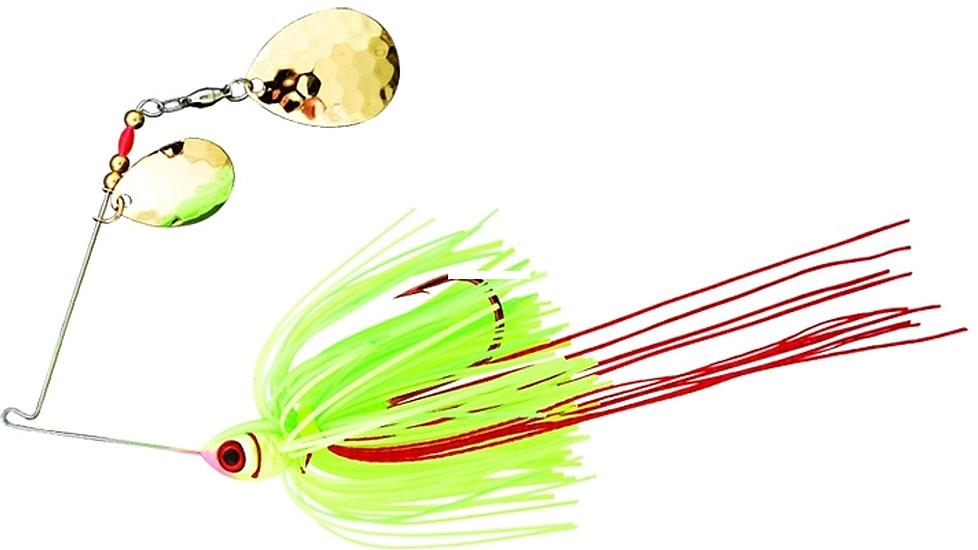 Booyah Tux &amp; Tails Spinnerbait, 1/2oz, Wounded Limetreuse, BYTCC12675