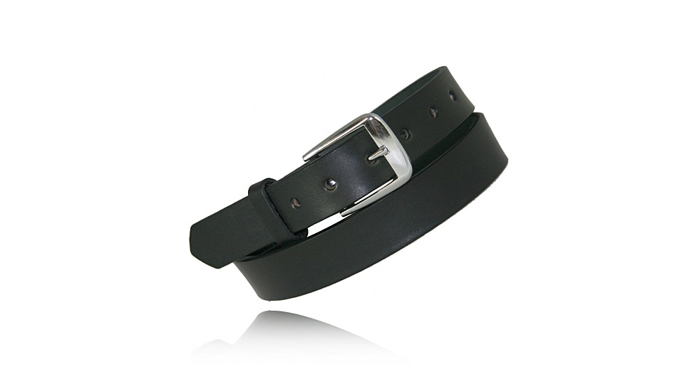 Boston Leather 1 1/4 No Lines Off Duty Belt, Black - 6580NL-1-44-GLD