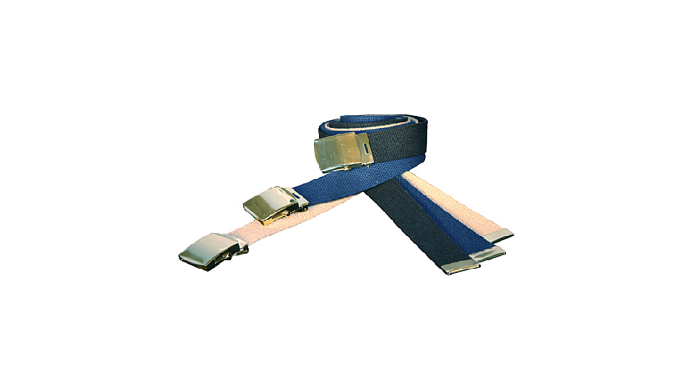 Boston Leather Cotton Web Belt W/ Brass Buck - 6280-20-50