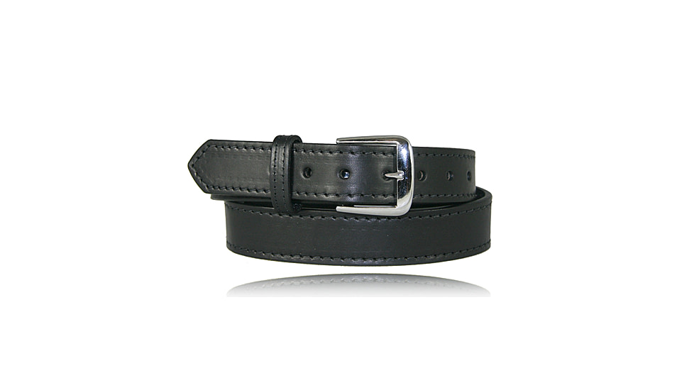 Dress Belt W/ Stitched Edge 1.5" Wide