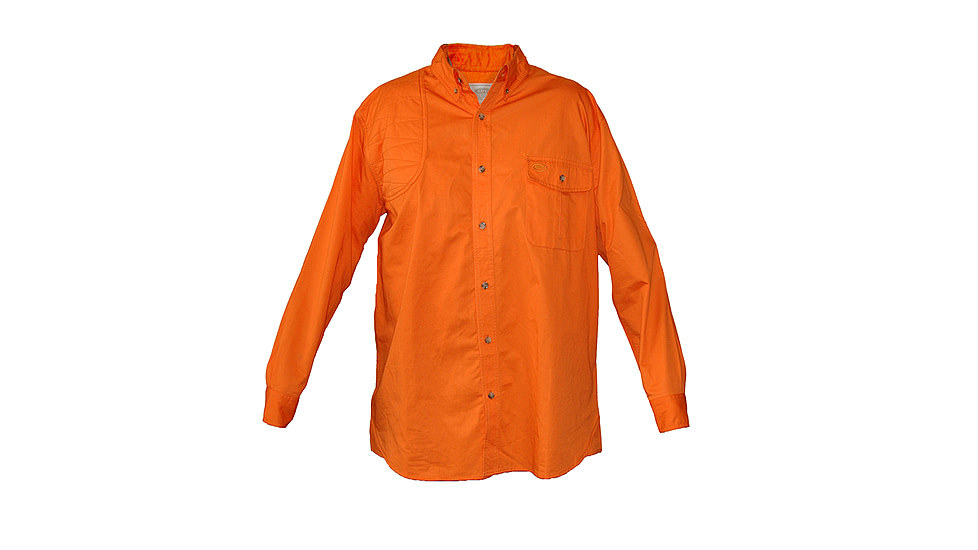 Boyt Harness Mens Hu165 Deluxe Plantation Shirt, Blaze Orange, Medium 15322
