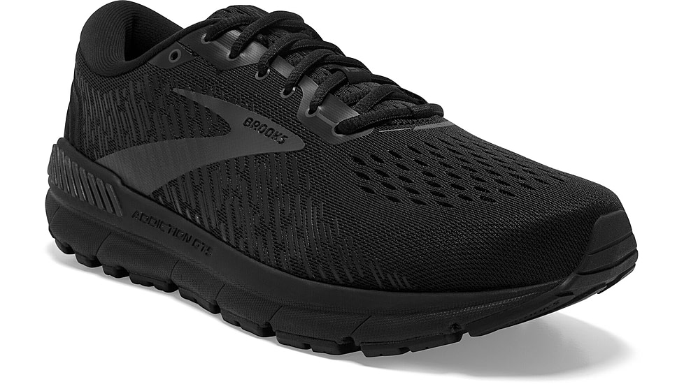 Brooks Addiction GTS 15 Running Shoes - Mens, Medium, Black/Black/Ebony, 13.0, 1103651D020.130