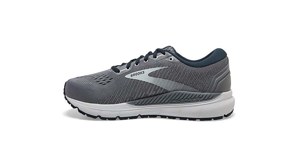 Brooks Addiction GTS 15 Running Shoes - Womens, Wide, Grey/Navy/Aqua, 8.5, 1203521D099.085