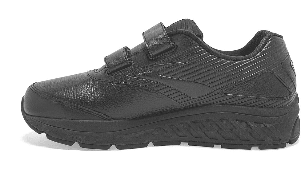 Brooks Addiction Walker V-Strap 2 - Mens, Black/Black, Extra Wide, 10.5, 1103204E072.105