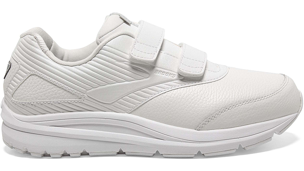 Brooks Addiction Walker V-Strap 2 - Mens, White/White, Wide, 12.0, 1103202E142.120