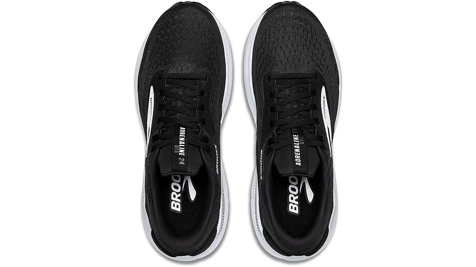 Brooks Adrenaline GTS 24 Road Running Shoes - Mens, Black/White, 9.0 US/Medium, 1104371D087.090
